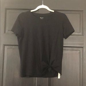 Madewell knotted t shirt